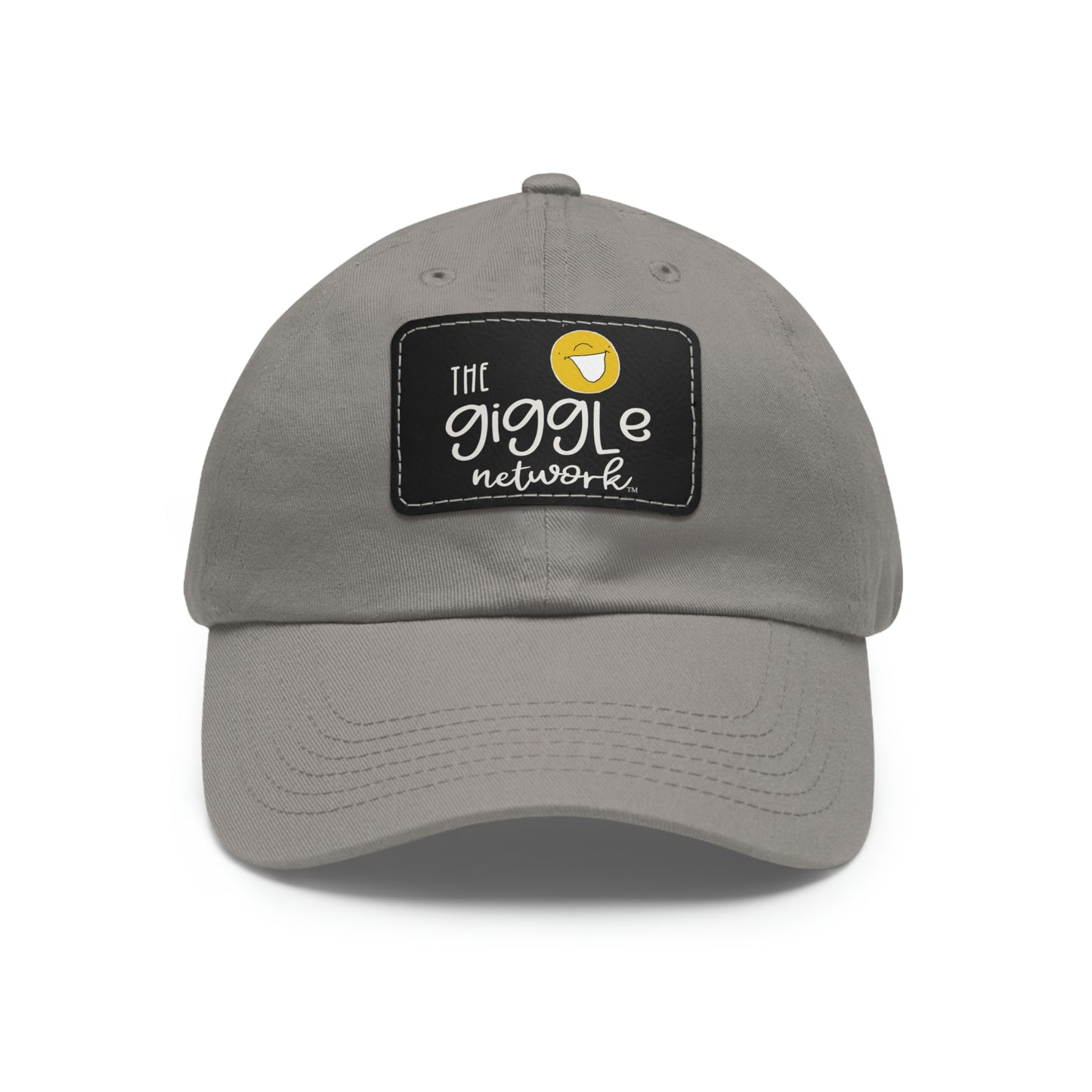 Dad Hat with Leather Patch (Rectangle)