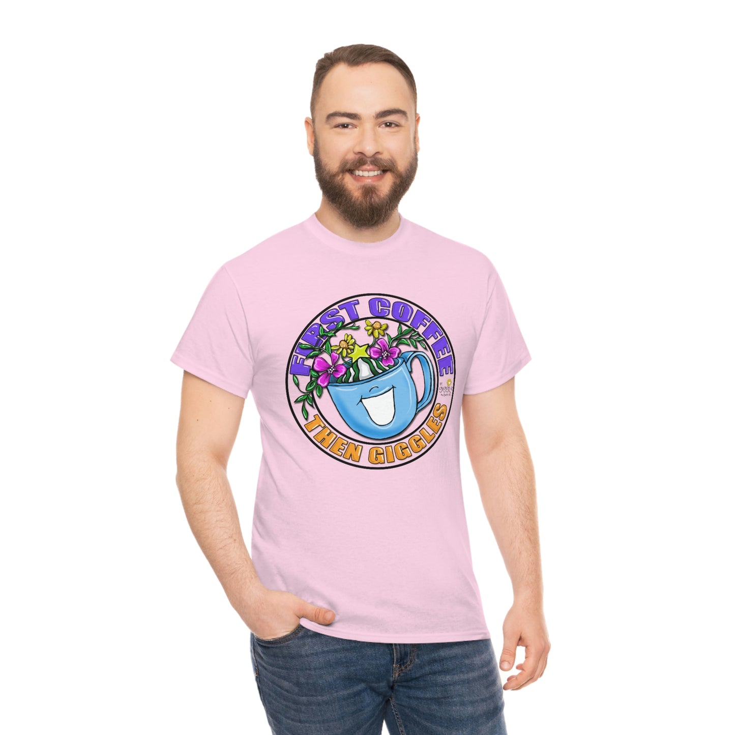 FIrst Coffee Then Giggles (FULL COLOR) by The Giggle Network (TM) created and Illustrated by Laurie Repetto