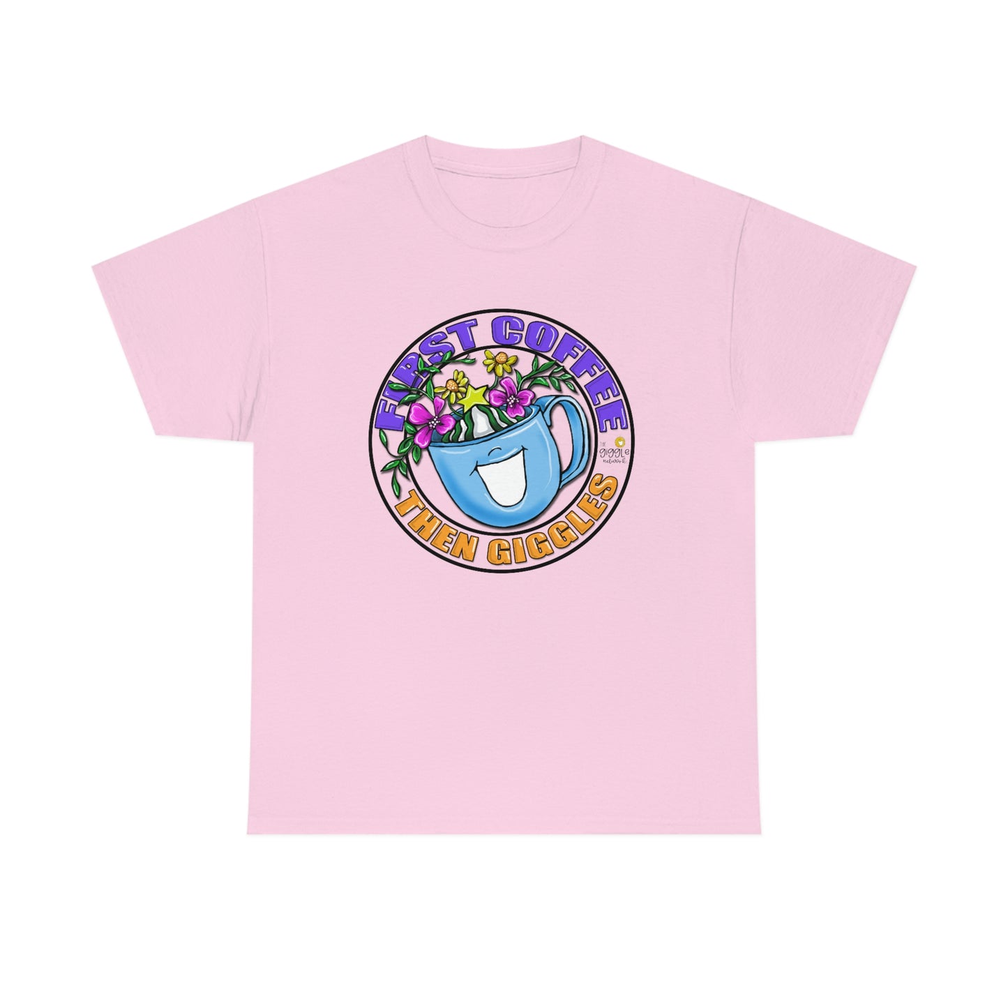 FIrst Coffee Then Giggles (FULL COLOR) by The Giggle Network (TM) created and Illustrated by Laurie Repetto