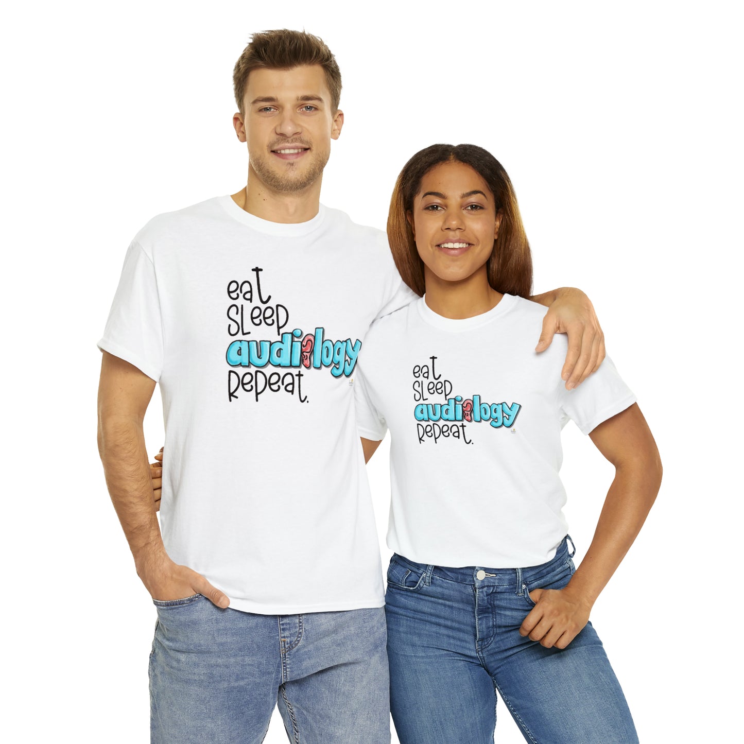 Eat Sleep Audiology Repeat by The Giggle Network created by Laurie Repetto