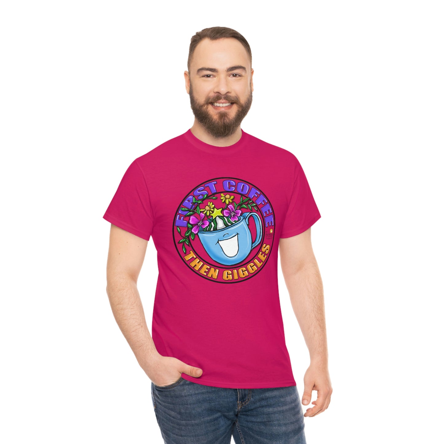FIrst Coffee Then Giggles (FULL COLOR) by The Giggle Network (TM) created and Illustrated by Laurie Repetto