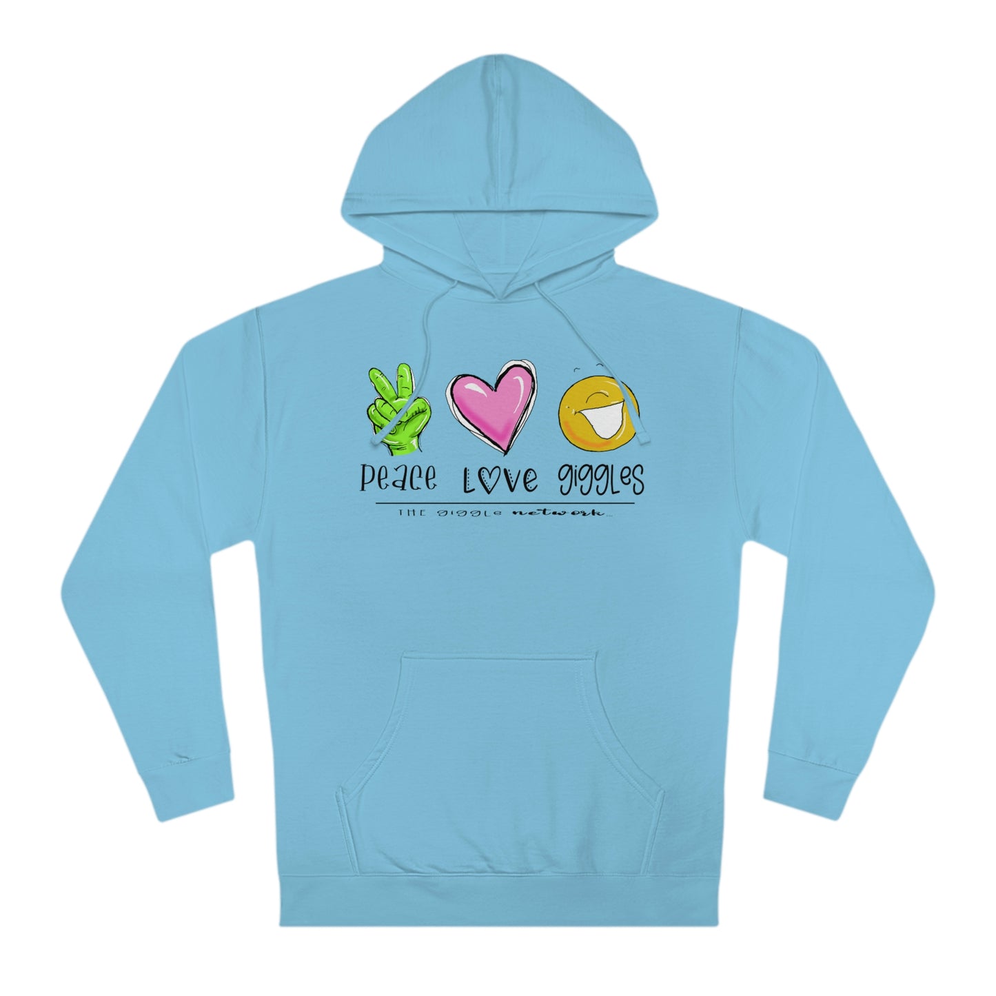 Peace Love Giggles Sweat by The Giggle Network