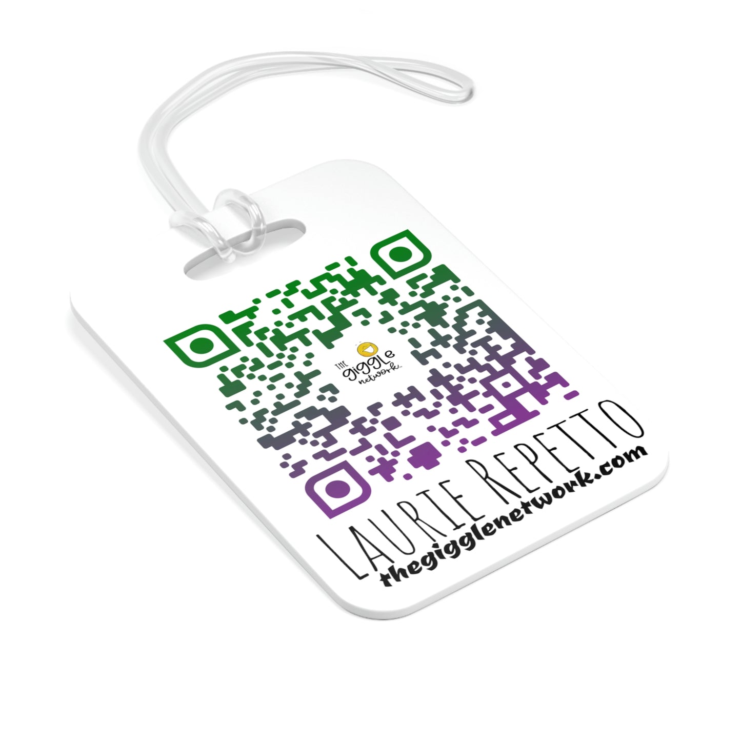 The Giggle network Bag Tag
