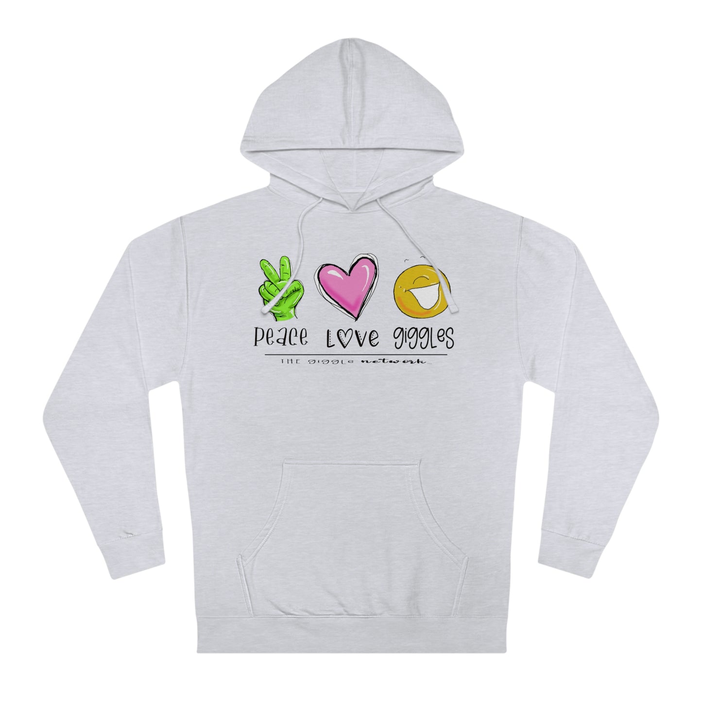 Peace Love Giggles Sweat by The Giggle Network
