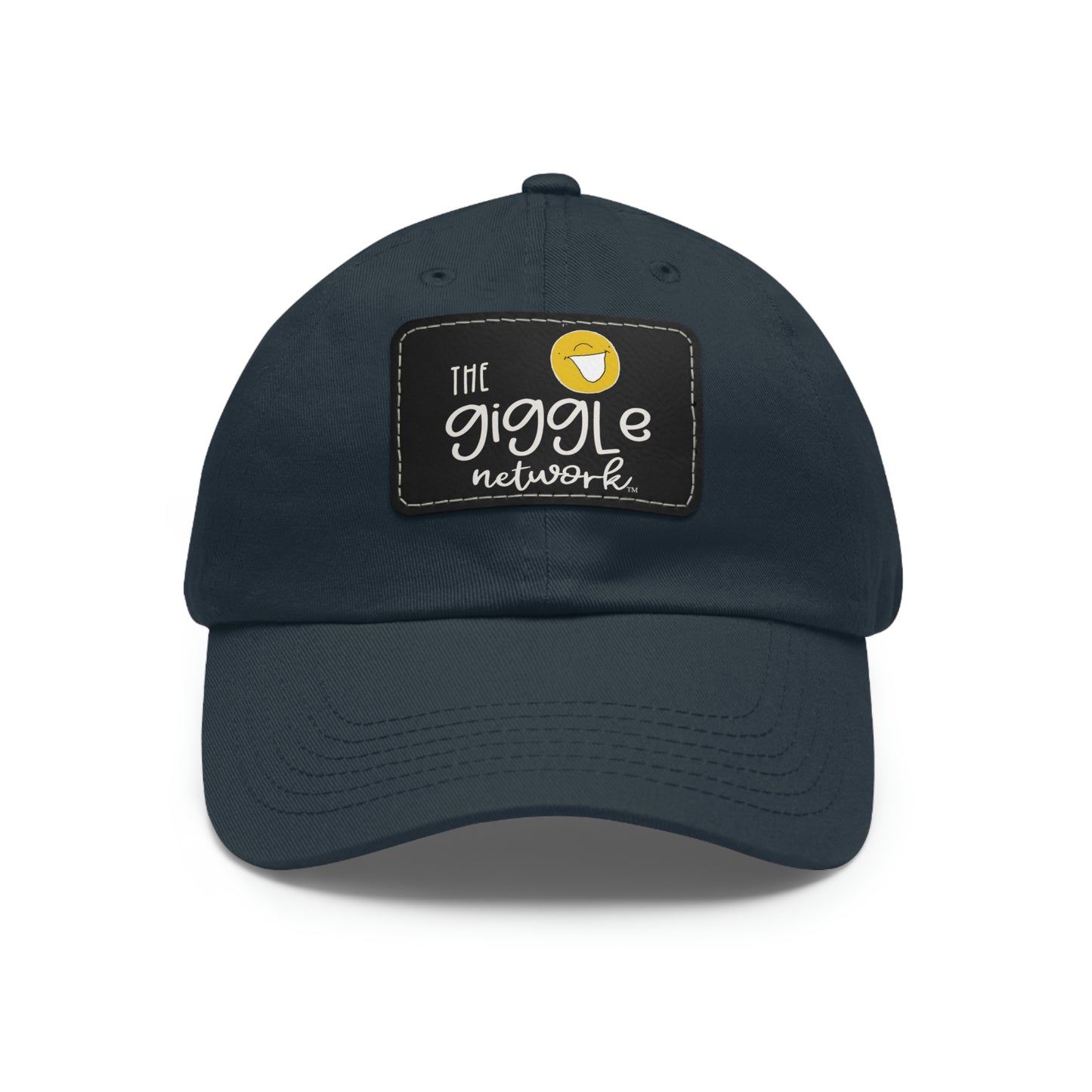 Dad Hat with Leather Patch (Rectangle)
