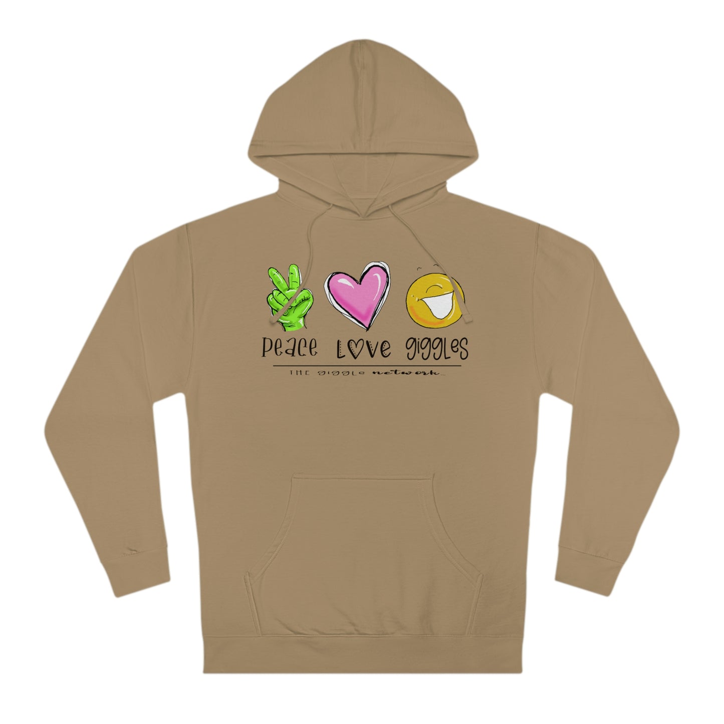 Peace Love Giggles Sweat by The Giggle Network