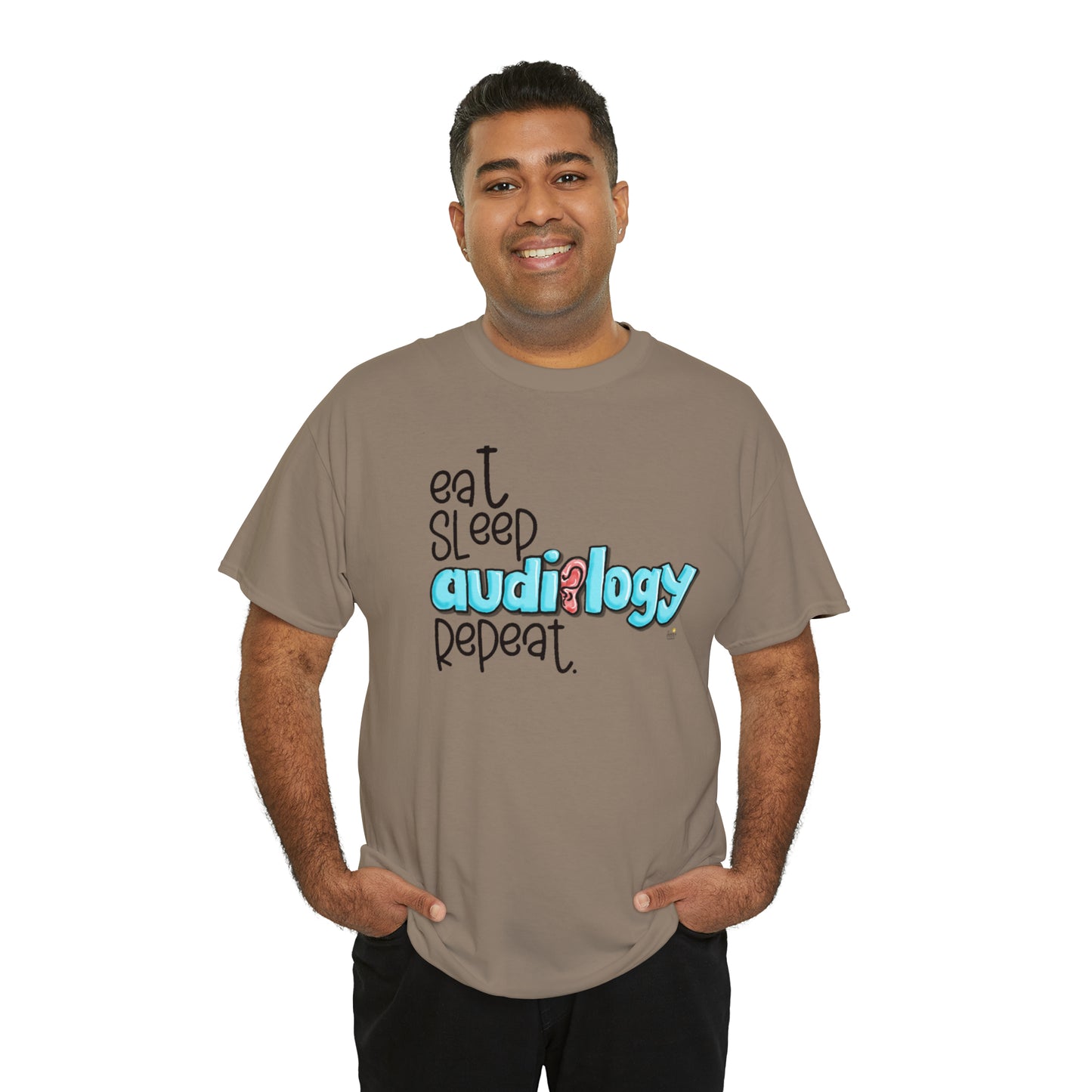 Eat Sleep Audiology Repeat by The Giggle Network created by Laurie Repetto