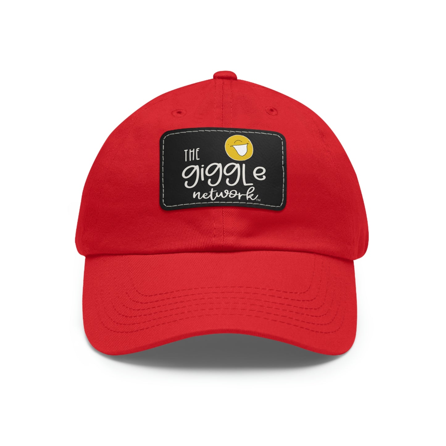 Dad Hat with Leather Patch (Rectangle)