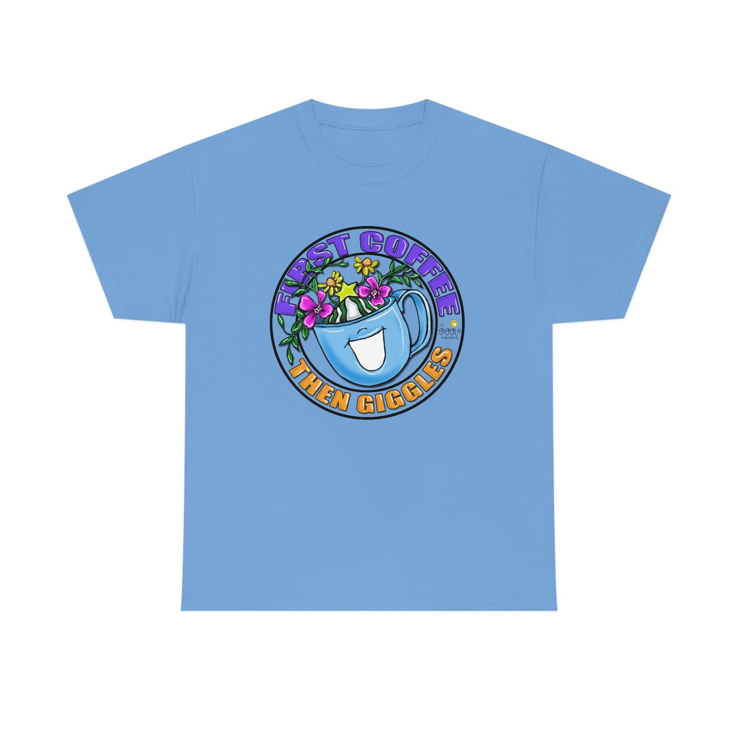 FIrst Coffee Then Giggles (FULL COLOR) by The Giggle Network (TM) created and Illustrated by Laurie Repetto