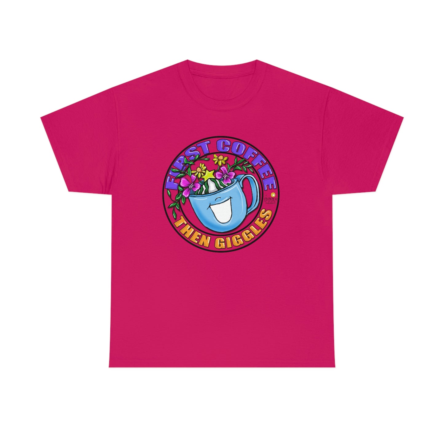 FIrst Coffee Then Giggles (FULL COLOR) by The Giggle Network (TM) created and Illustrated by Laurie Repetto