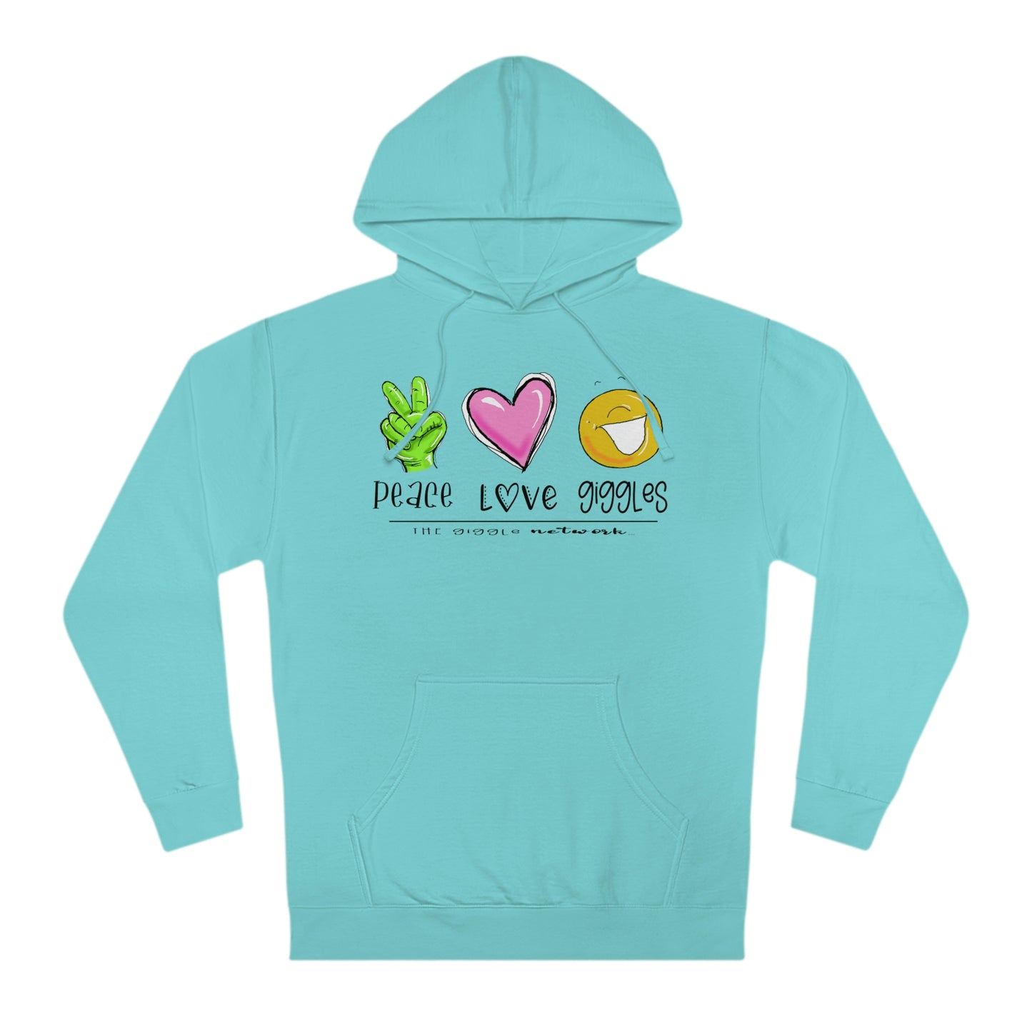 Peace Love Giggles Sweat by The Giggle Network